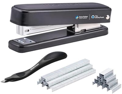 Heavy Duty metalen nietmachine - 50 vel capaciteit met 1250 nietjes en ergonomische nietverwijderaar
