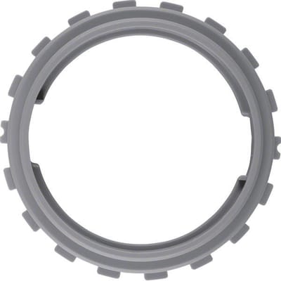 Hager Berker Integro Klemring Voor Materiaaldikte 4mm Donkergrijs - 8183601 [5 stuks]