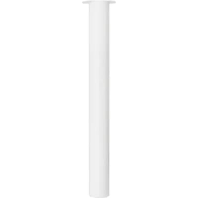 Duraline Meubelpoot Rond Staal 7,6x72cm Wit