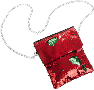 dressforfun - pailletten-handtas - rood - Verkleedkleding carnaval - Halloween - Verkleden - Feestkleding - Carnavalskleding - Feest - Partykleding