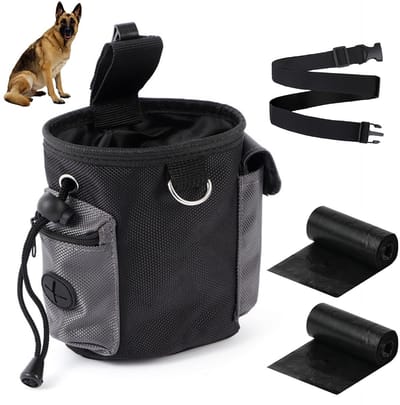 Hondenpoepzakjes, Snoepzakje voor Honden Klein Voerzakje Hondentraining, Draagbaar Dog Treat Bag voor Hondentraining, Wandelingen