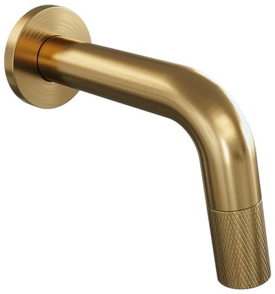 Brauer Gold Carving inbouw fonteinkraan inkortbaar goud geborsteld PVD