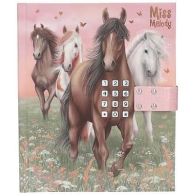Miss Melody dagboek met code en geluid, motief 1 Dagboeken