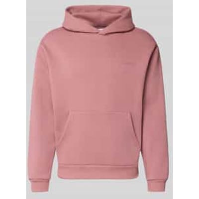 Hoodie met labelprint