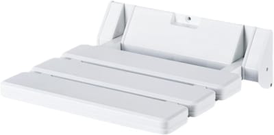 Opvouwbare Douchestoel - Wandkruk Douche - Veilig Douchen - Hoge Gewichtscapaciteit - 150 kg - Wit