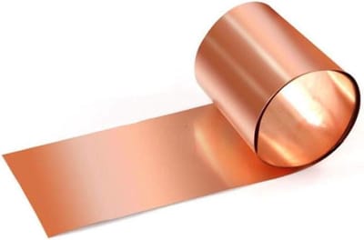 Koperen Plaat - Koperfolie Strip - Product Ontwikkeling - Hoge Zuiverheid 999% - 0.1x20x1000 mm - Paars