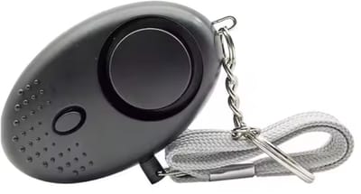 New Age Devi - 2 stks 140 dB Persoonlijk Zakalarm met Zaklamp Sleutelhanger Paniekalarm - Veiligheid Alarmknop Incl Batterij - Zelfverdediging Sirene voor Vrouwen Meisjes Ouderen