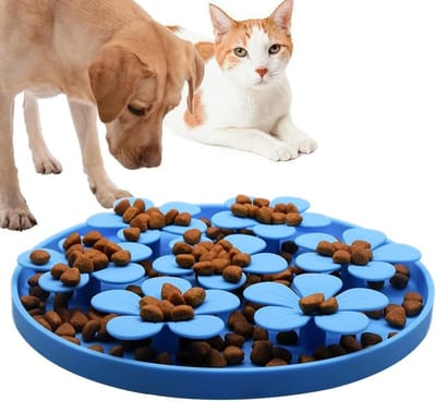 Honden Snuffelkleed - Voedingsmat - Langzaam Eten - Antislip Zuignappen - Niet Gespecificeerd - Blauw