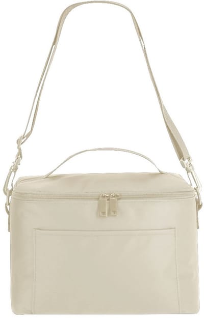 Benson koeltas Greenland - inhoud 7 liter - Beige - 25 x 16 x 18 cm - Koeltassen - polyester/aluminium - met voorvakje