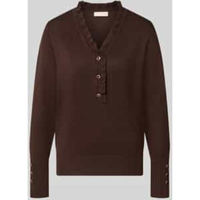 pullover met relaxed fit met alpaca-aandeel model 'Dido'