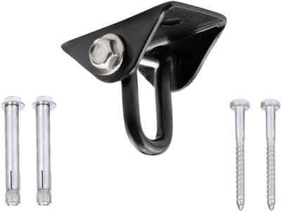 Plafondhaak - Zwaaibevestiging - Hangmat Ophangen - 450 kg capaciteit - 180 graden zwenkbaar - Zwart
