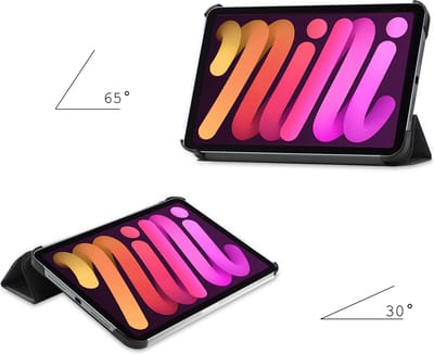 Hoesje - Geschikt voor Apple iPad Mini 6 (2021) - 8.3 inch - 6e Generatie - Dun & Stevig - Trifold Bookcase - Hard Cover - Hardcover Book Case - Tablet Hoes - Don't Touch Me