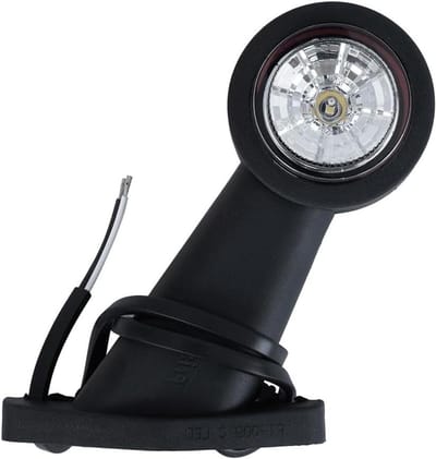 Omlijsting Lamp - Begrenzingslicht Zijlamp - Voertuig Verlichting - Universele Pasvorm - 118 mm Breed - Rood