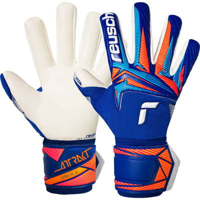 Reusch Attrakt Gold X NC Sharp Blue - Keepershandschoenen - Maat 8