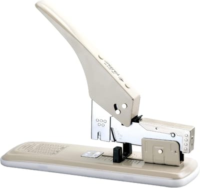 Metalen Nietmachine - Stevig Kantoorapparaat - Papier Verwerken - 210 Vel Capaciteit - 1570 Gram Gewicht - Grijs