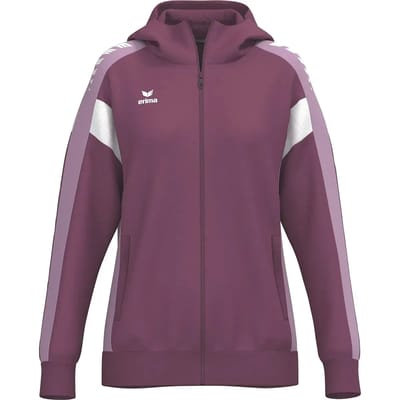 Erima Celebrate 125 Trainingsjack Met Capuchon Dames - Burgundy / Lavender | Maat: 34