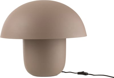 J-Line tafellamp - ijzer - taupe - large