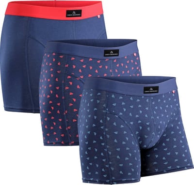 DANISH ENDURANCE Boxershorts - Katoenen Ondergoed - Klassieke Pasvorm - Heren - 3 paar - M
