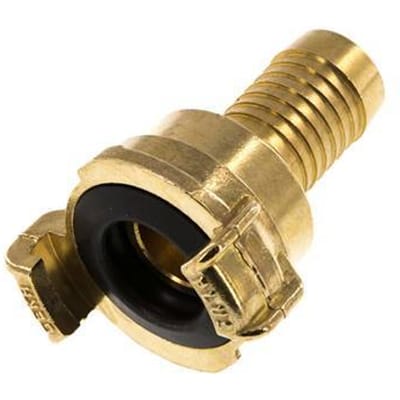 19 mm (3/4'') Slangpilaar Messing GEKA Tuinslangkoppeling Draaibaar