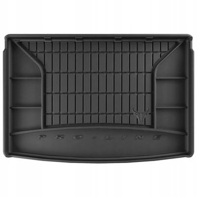 FROGUM - Kofferbakmat - Geschikt voor VOLKSWAGEN Golf Plus (2004-2014) - Bovenste laadvloer - TPE Rubber - Zwart