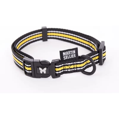 Verstelbare hondenhalsband trio Martin Sellier XS