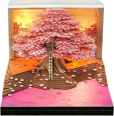3D Agenda - Notitieblok Planner - Dagelijks Plannen - Decoratief Papier - 8.5 x 8.5 x 6.2 cm - Meerdere Kleuren