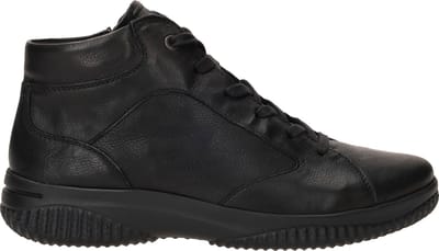 Hartjes - 172.1801/10 - Hoge sneakersVeterlaarzenDames veterschoenenDames sneakersHalf-hoge schoenen - Kleur: Zwart - Maat: 40.5