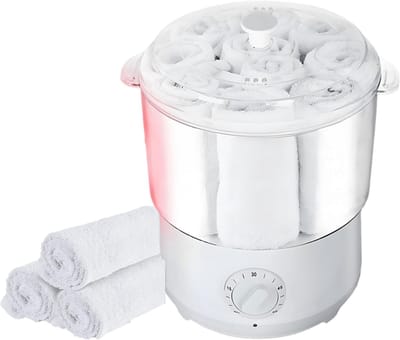 KZQ Energiezuinige handdoekverwarmer - Snel opwarmend en sanitair - Geschikt voor thuis en commerciële ruimtes - Wit