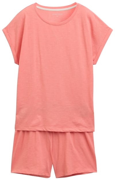 Tom Tailor - Pyjamaset met tekstopdruk - Maat XXL/44 - red-medium-solid