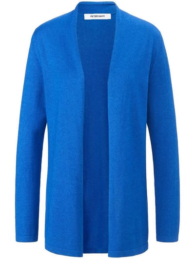 Vest model Caro lange mouwen Van Peter Hahn blauw
