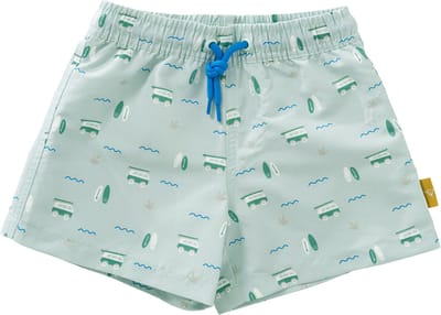 Fresk UV Zwembroek voor Jongens 86 - Sneldrogende Zwemkleding - UV-bescherming UPF 50 - Zwemshort Kinderen - Groen - Surf Boy