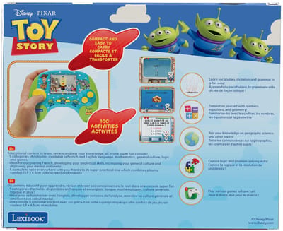 stroom Console® speelgoed Story educatieve draagbare tweetalige pratende console met 100 activiteiten en 2,8" kleuren LCD-scherm in het Frans en Engels