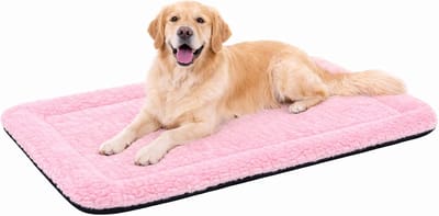Hondenkussen – Hondenmand – Naya Rechthoekig Roze 116x69cm – extra ruim – comfortabel – zacht