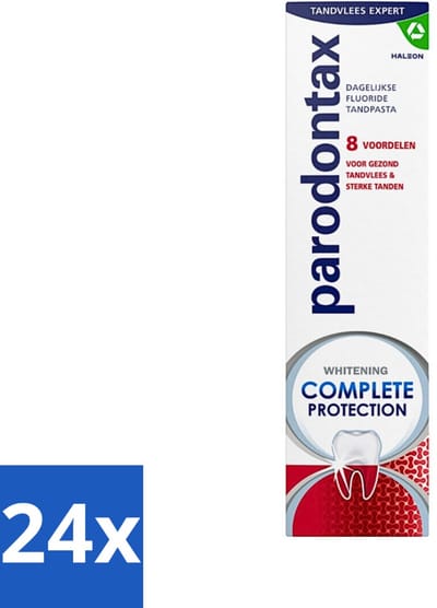 Parodontax - Tandpasta - Complete Protection - Extra Fresh - 75 ml - Voordeelverpakking - 24 stuks