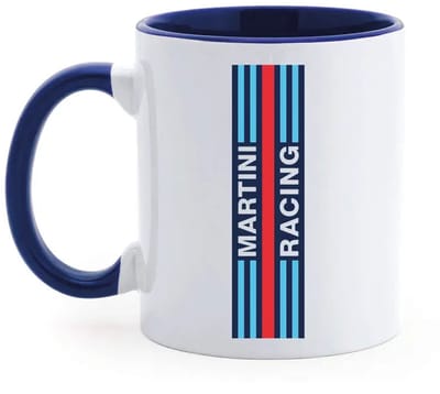 Sparco Martini Racing Mok Martini Racing 350ml Drinkbeker - Zwart — Marineblauw — Maat Onesize