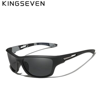 KingSeven Zwart - Sports met UV400 en polarisatie filter - Z202