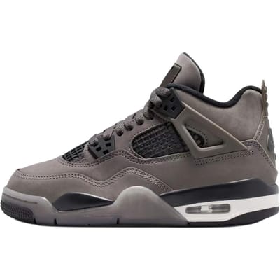 Air Jordan 4 Retro GS Cave Stone Kinder Sneakers Bruin Zwart Maan-Deeltje IB4171-200 38 gray