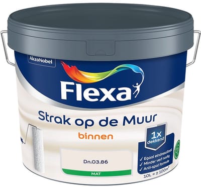 Flexa - Strak Op De Muur Binnen Mat - Dn.03.86 - Mengverf - 10 L