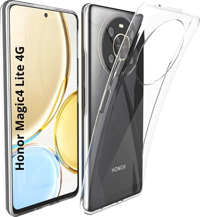 Hoesje voor Honor Magic 4 Lite 4G backcover Shockproof siliconen Transparant