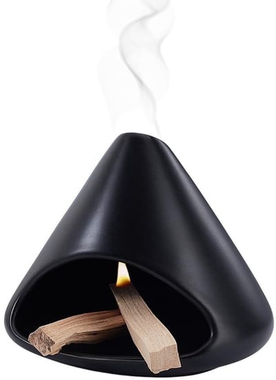 Dailygoods- Wierookbrander Zongzi Vorm - Keramisch - Meditatie/Yoga - 13,5 cm - Wierookstokjes - Antislip - Geschikt voor Wierookas - Wierookhouder