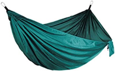 Outdoor Hangmat - Reishangmat Kampeer - Ontspannen Buiten - Lichtgewicht Draagbaar - 270 x 140 cm - Donkergroen