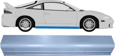 Reparatie dorpel voor Mitsubishi Eclipse 1995-2000 / Links = Rechts