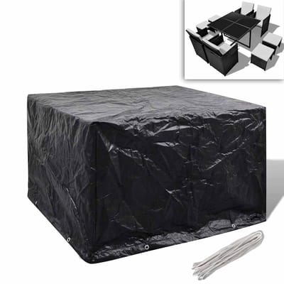 vidaXL - Tuinmeubelhoes - met - 8 - oogjes - 113x113x73 - cm