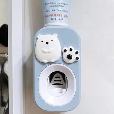 Presse-dentifrice Automatique Pour Enfants Distributeur de Dentifrice Ménager Support de Brosse à Dents Adorable Accessoires de Salle de Bain