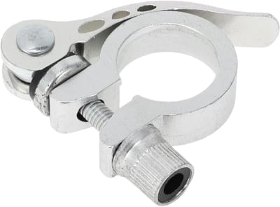 Universele Fiets Zadelpen Klem 25.4mm - Snelle Ontgrendeling, Aluminium Kraag, Lichtgewicht en Duurzaam