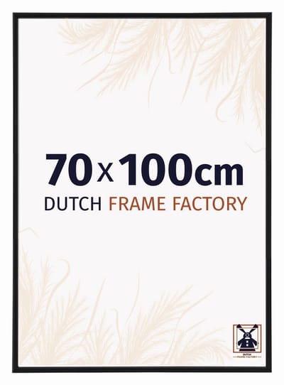 Fotolijst 70x100 cm - Kunststof - Zwart Mat - Angers
