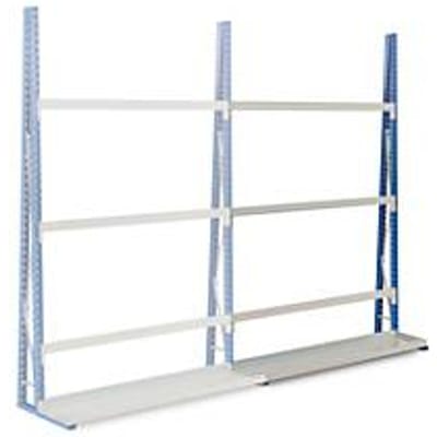 Profiel-magazijnrek, eenzijdig, aanbouwsectie, H 2500 x L 1500 x D 340 mm