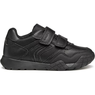 Geox J Rann-e Boy Unisex Kinderen Klittenbandschoenen Zwart