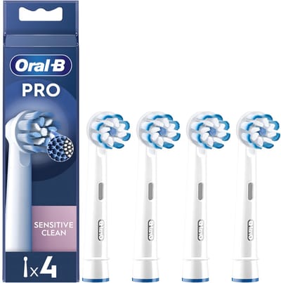 Oral-B Sensitive Ultra Thin EB60 – 4 stuks - Origineel - Zachte Borstelharen - Voor Oral-B - Tandenborstels