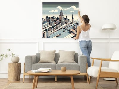 Kunstprint | Wanddecoratie | Dibond | 80 × 80 cm